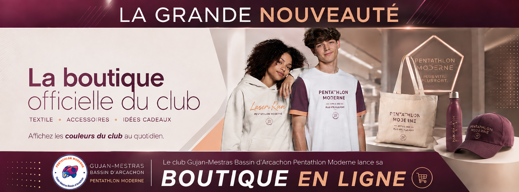 Ouverture de LA BOUTIQUE GMBA PENTATHLON MODERNE !!